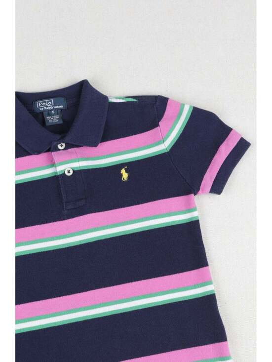Ralph Lauren Other - Polo Ralph Lauren Kids Navy Pink Stripe Short Sleeve Polo